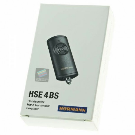 Telecomando Radicomando Hormann modello HSE4 868-BS opaco sintetico nero