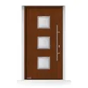 Porta THERMO65 acciaio-alluminio Decograin Dark Oak Hormann